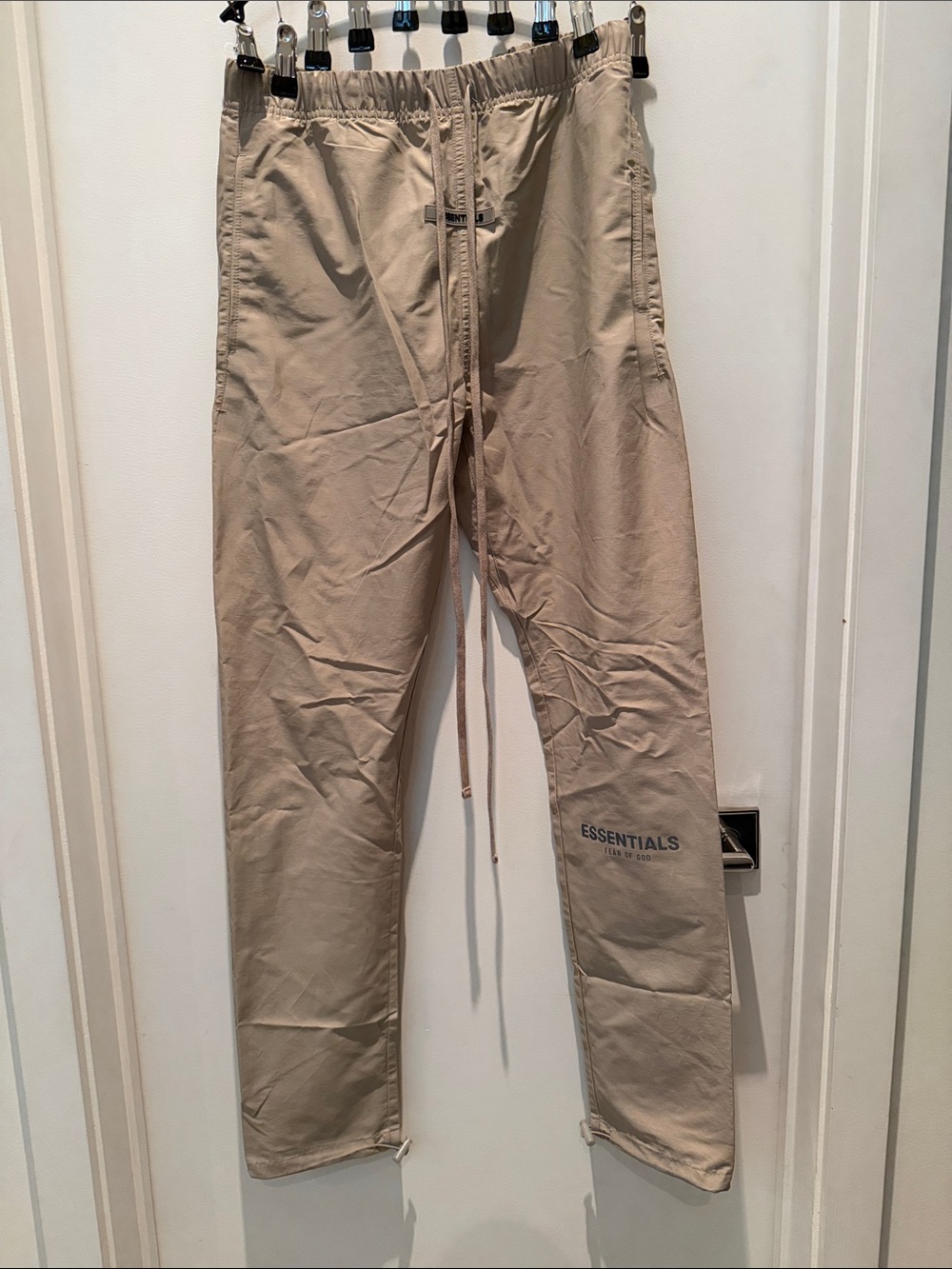 Essentials Men’s Tan Drawstring Joggers